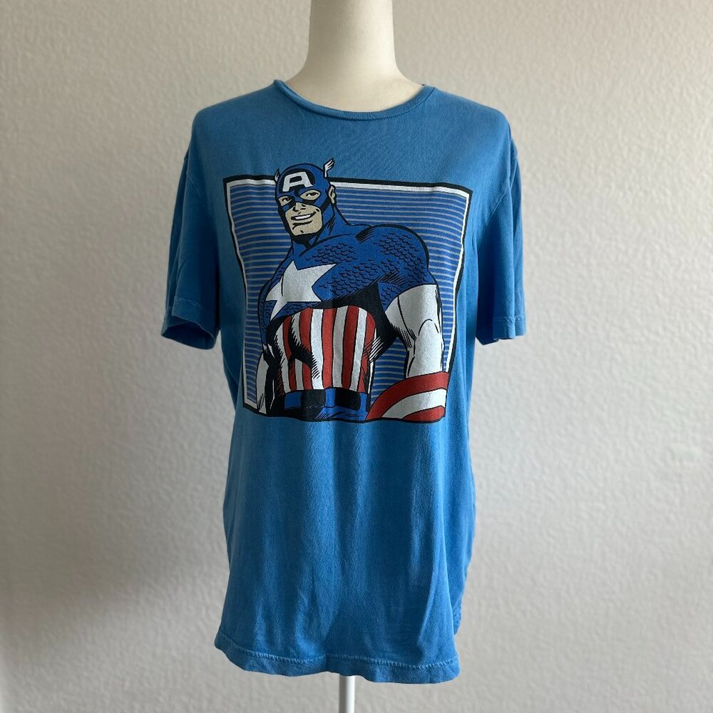 🦸♂️ Marvel Captain America Graphic Tee – Size S - Picture 2 of 5
